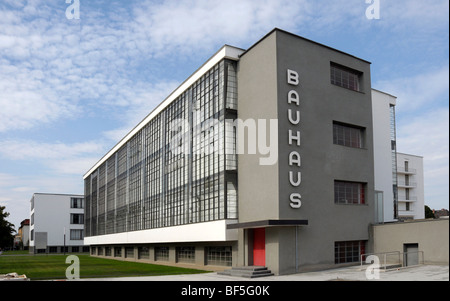 Bauhaus, Dessau, Saxony-Anhalt, Germany, Europe Stock Photo