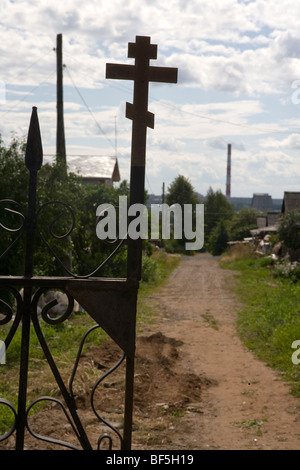 Kirov russia dacha scenes agriculture Stock Photo