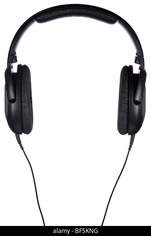 Headphones on a pure white background. Stock Photo