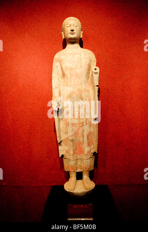 Buddha statue in Qingzhou Museum, Shandong Province, China Stock Photo