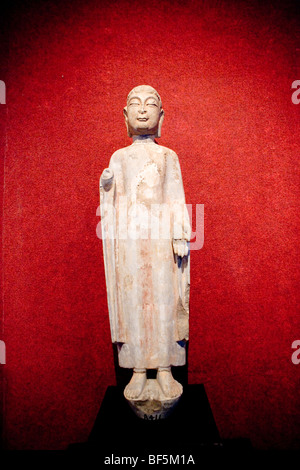 Buddha statue in Qingzhou Museum, Shandong Province, China Stock Photo