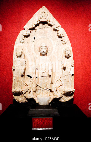 Buddha statue in Qingzhou Museum, Shandong Province, China Stock Photo