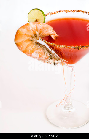 mexican cocktail clamato Stock Photo