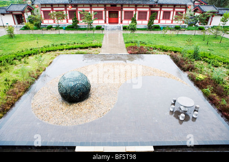 Ba Gua statue in The Art Of War Culture City Of China, Huimin County, Binzhou City, Shandong, China Stock Photo