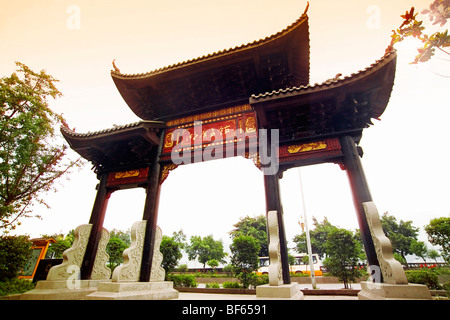 Entrance of Huguang Guild Hall, Chongqing, China Stock Photo - Alamy