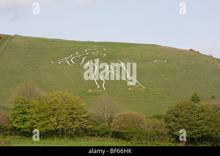 Cerne Abbas giant in Dorset, England Stock Photo