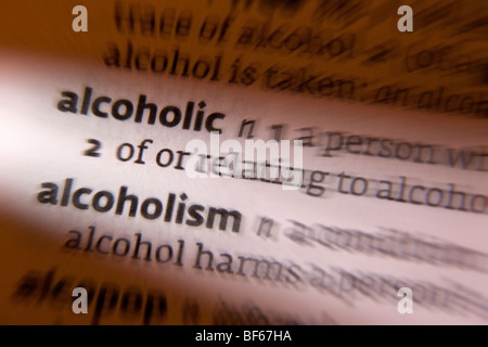 Concept - alcoholism Stock Photo