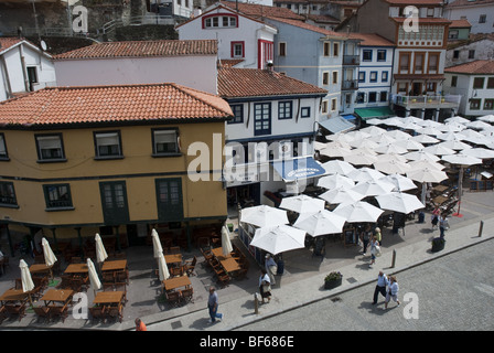 The colourful cobbled streets of Cudillero in the Asturias region of northern Spain. Stock Photo
