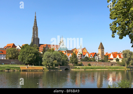 Deutschland, Stadtansicht von Ulm an der Donau, Germany Cityscape of Ulm at the Danube