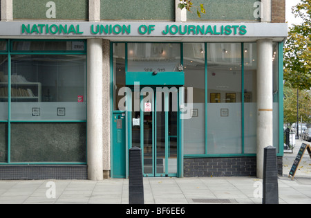 National Union of Journalists headquarters in Gray's Inn Road, London, England, UK Stock Photo