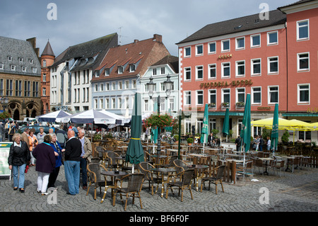 Town square, Minden, North Rhine-Westphalia, Germany. Stock Photo