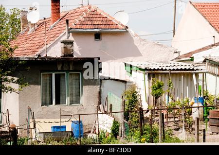 Typical peasant house near Gyor Hungary Stock Photo