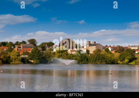 The Mere in Diss,Norfolk,Uk Stock Photo