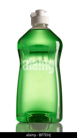 Plastic soap bottle Stock Photo