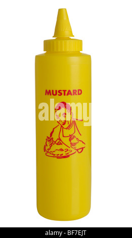 Mustard Dispenser Stock Photo