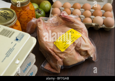 farm products Rumbleway Farm in Cecil County MD Stock Photo