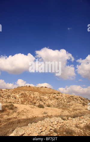 Israel, Shephelah, Tel Beit Mirsim was excavated (1926–32) by W.F. Albright Stock Photo