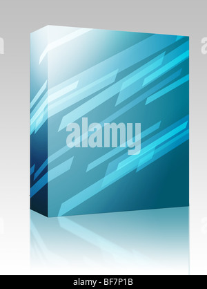 Software package box Abstract wallpaper design with smooth angular ...
