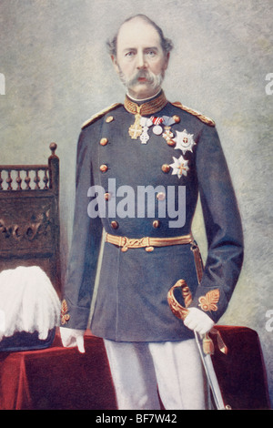 Christian IX 1818 to 1906. King of Denmark. Stock Photo