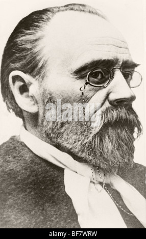 Emile Francois Zola, 1840 to 1902. French writer. Stock Photo