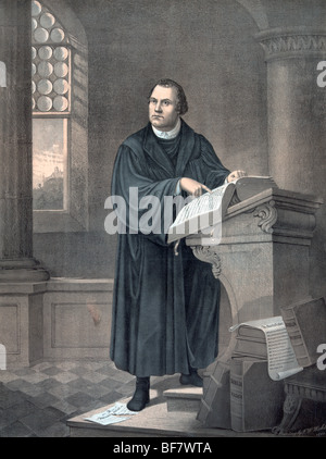 Martin Luther, 1483 to 1546. German theologian. Stock Photo