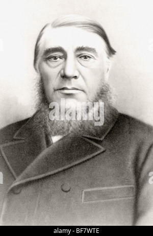 Stephanus Johannes Paulus Kruger, 1825 to 1904. Known as Paul Kruger. State President of the South African Republic Stock Photo