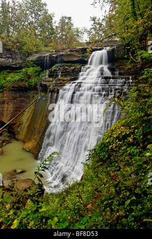 Brandywine Falls in Cuyahoga Valley National Park in Ohio Stock Photo