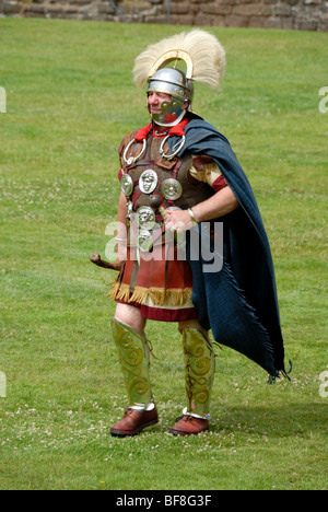 Ermine Street Guard performing at the Roman Military Spectacular in Caerleon Stock Photo