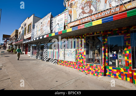 SoCo a long stretch of South Congress Avenue lined with 1930s storefronts Austin Texas Stock Photo