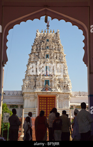 Sri Rama Vaikunth Hindu Temple in Pushkar in Rajasthan India Stock Photo