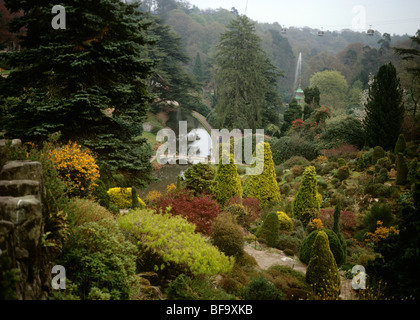 UK, England, Staffordshire, Alton Towers gardens Stock Photo