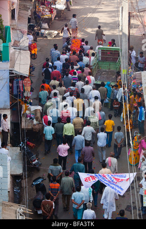 Indian funeral in Pushkar India Stock Photo