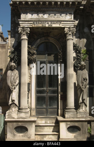 La Recoleta cemetery, Buenos Aires, Argentina Stock Photo