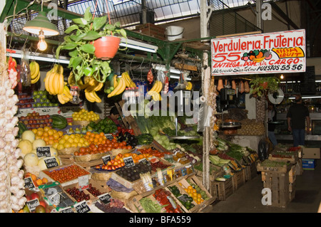 Municipal market, San Telmo, Buenos Aires, Argentina Stock Photo