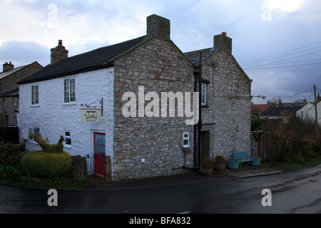 street scene in Bellerby Leyburn in Wensleydale Yorkshire Dales National Park Stock Photo