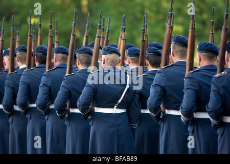 Conscript army of the German armed forces in the Castle Bellevue, Germany Stock Photo