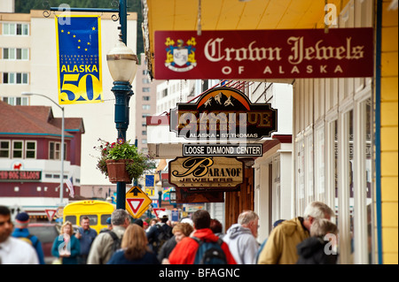 Downtown, Juneau, Alaska, USA Stock Photo