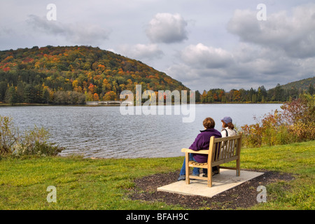 Red House Lake, Allegany State Park, New York Stock Photo