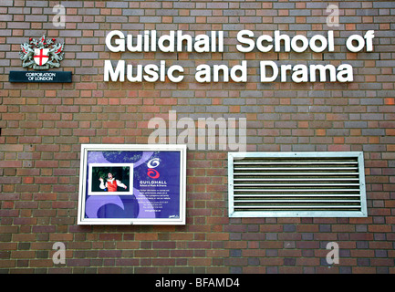 Guildhall School of Music & Drama, London Stock Photo