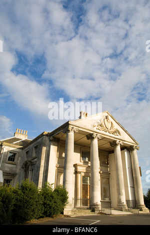 Portico on Beckenham Place House, Beckenham Place Park, Beckenham, Kent, UK Stock Photo