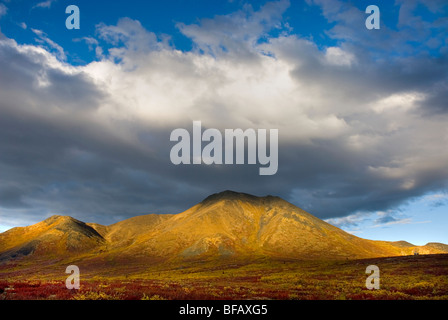 Clouds over the Ogilvie Mountains, Tombstone Territorial Park Yukon Canada Stock Photo