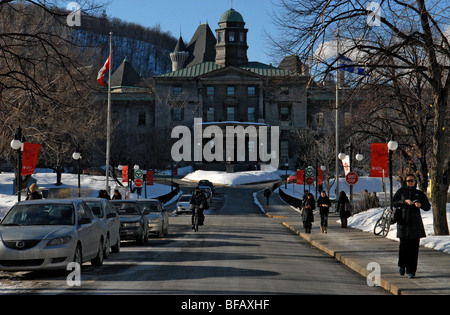 McGill university campus Montreal canada Stock Photo