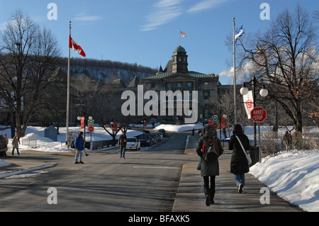 McGill university campus Montreal canada Stock Photo