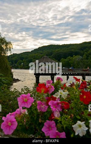 Village of North Hatley Eastern Townships Quebec canada Stock Photo