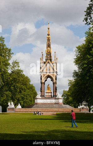 The Albert Memorial in Hyde Park, England Stock Photo
