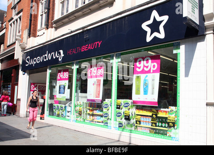 Branch of Superdrug, London Stock Photo