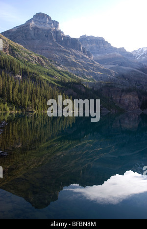 Lake O'Hara in the Canadian Rockies Stock Photo