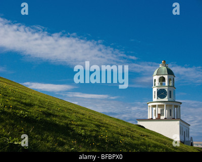 The Town Clock on Citadel Hill in Halifax, Nova Scotia, Canada Stock Photo