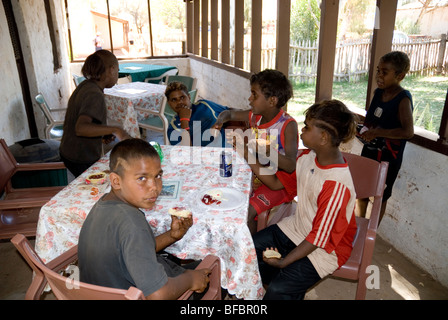 Australia, Northern Territory, Hermannsburg aborigine community west of ...