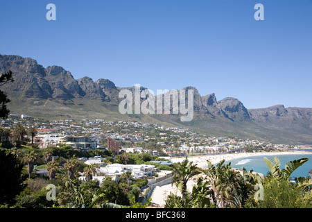 Camps Bay beach - Cape Town Stock Photo
